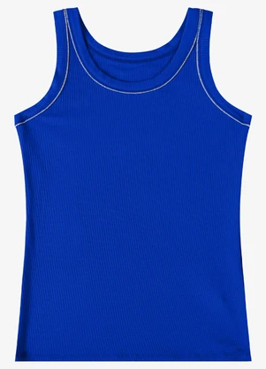 Rovitex - Regata Feminina Ribana de Viscose Azul - ROVITEX
