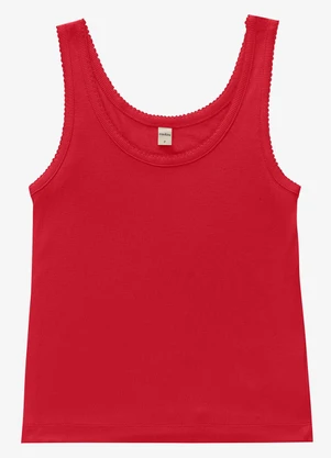 Rovitex - Regata Feminina Ribana de Viscose Vermelho - ROVITEX