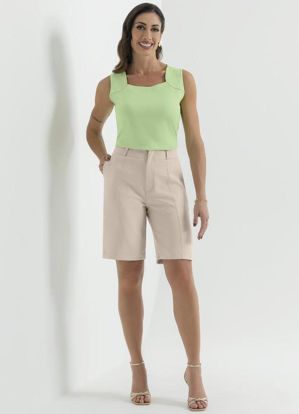 Cativa - Regata Feminina Solta Básica Verde 2