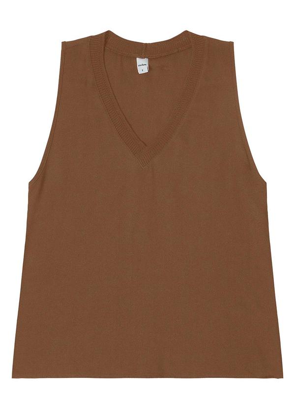 Rovitex - Regata Feminina Twill Cey Marrom 3