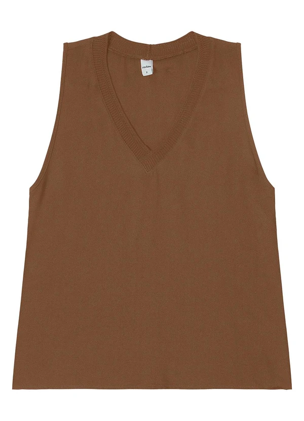 Rovitex - Regata Feminina Twill Cey Marrom 3