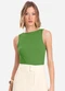 Endless - Regata Feminina Bege - variação: Verde