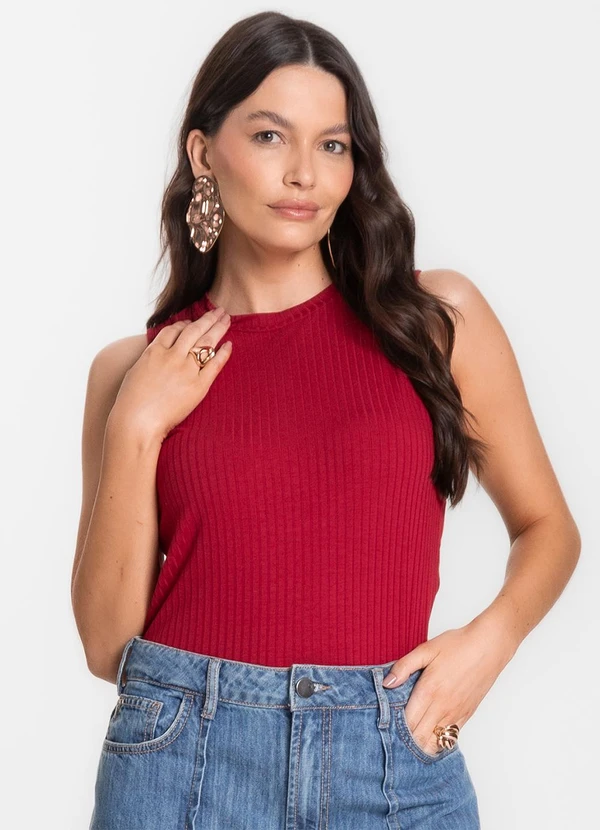 Infinita Cor - Regata Feminina Vermelho