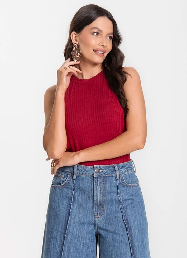 Infinita Cor - Regata Feminina Vermelho 4