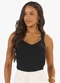Rovitex - Regata Feminina Visco Maquinetada Rosa - variação: Preto