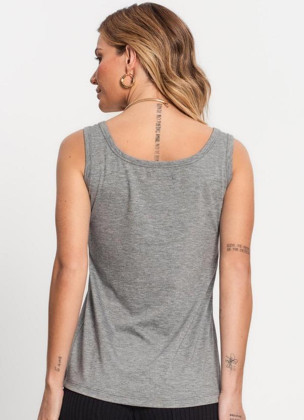 Rovitex - Regata Feminina Viscolight Básica Kohmar Cinza 2