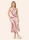 Endless - Regata Feminina Viscose Estampada Marrom - variação: Rosa