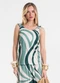 Endless - Regata Feminina Viscose Estampada Marrom - variação: Verde