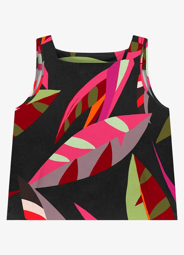 Rovitex - Regata Feminina Viscose Khyara Preto