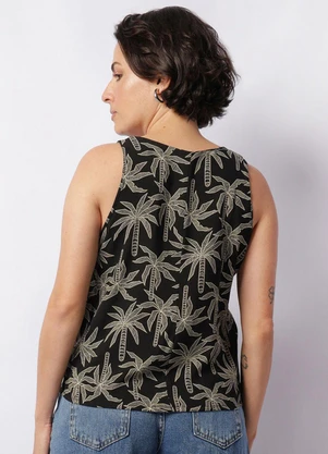 Torra - Regata Feminina Viscose Preta - TORRA