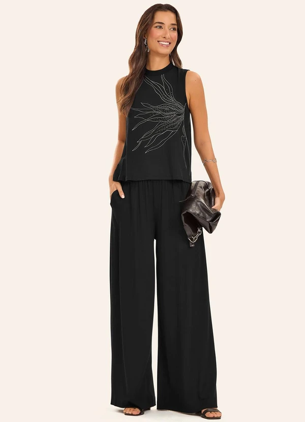 Rovitex - Regata Feminina Viscotorcion Preto 2