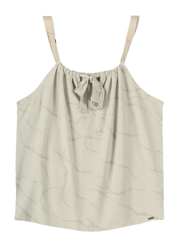 Marialícia - Regata Feminino Adulto Cinza