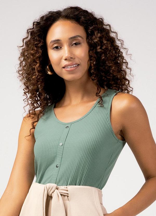 Marialícia - Regata Feminino Adulto Verde