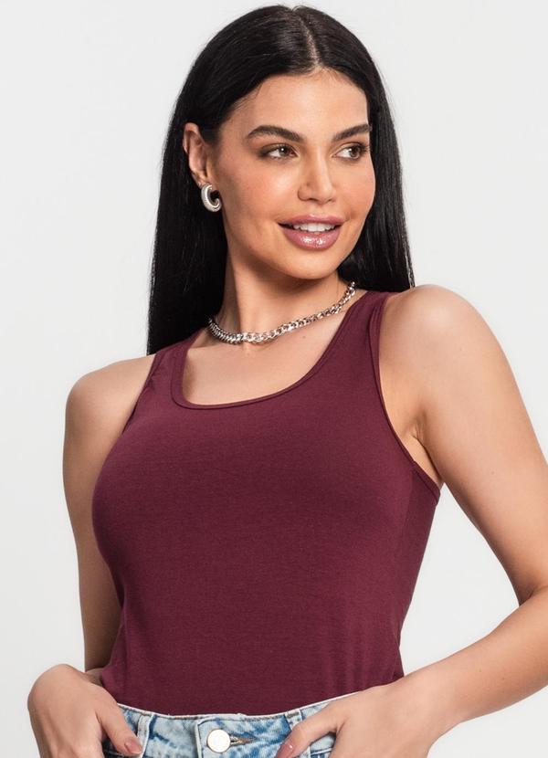 Rovitex - Regata Feminino Cotton 30 Básica Kohmar Vermelho