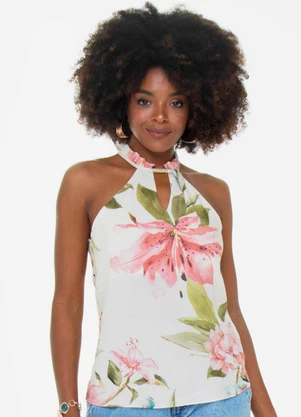 Outlet - Regata Floral Botanico Branco - OUTLET
