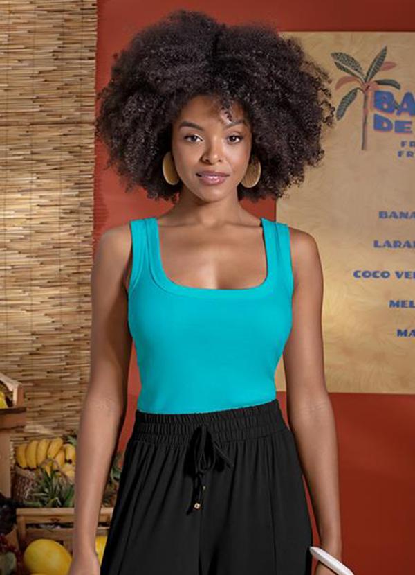 Use Modo - Regata Gola U Azul 1