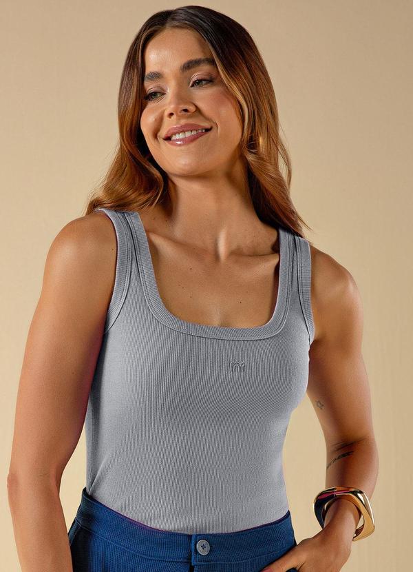 Use Modo - Regata Gola U Cinza