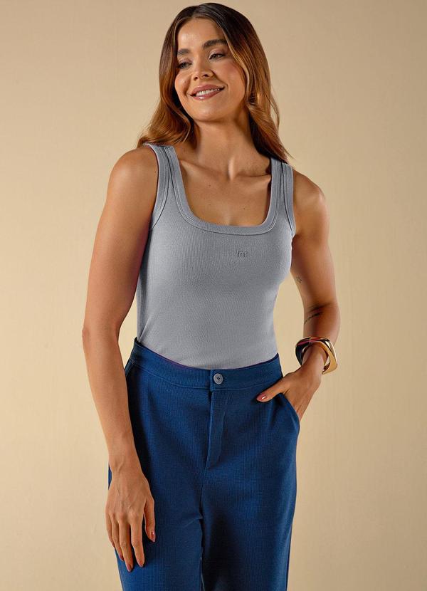 Use Modo - Regata Gola U Cinza 2