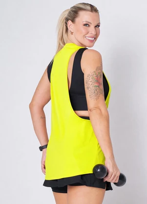 Hay Fit - Regata Joice Amarelo Neon Explore - HAY FIT