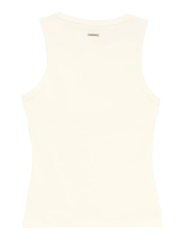 Enfim - Regata Justa com Rebites e Vazado Off White 4