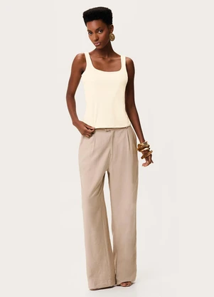 Enfim - Regata Justa em Malha Off White - ENFIM