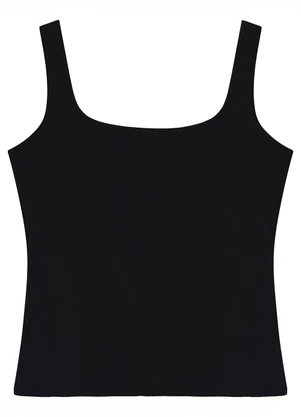 Enfim - Regata Justa em Malha Preto - ENFIM