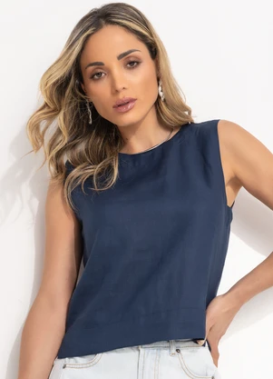 Souq - Regata Linho Azul - SOUQ