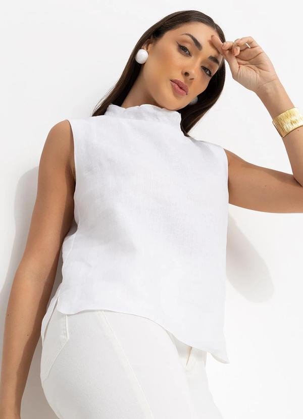 Souq - Regata Linho Branco 8