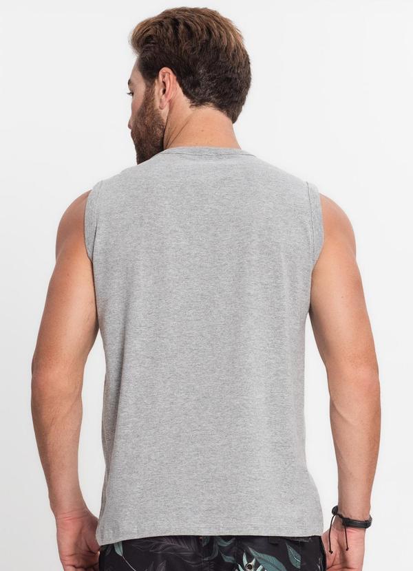 Rovitex - Regata Masculina Básica Cinza 2