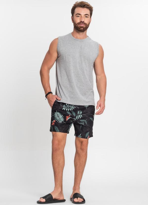 Rovitex - Regata Masculina Básica Cinza 3