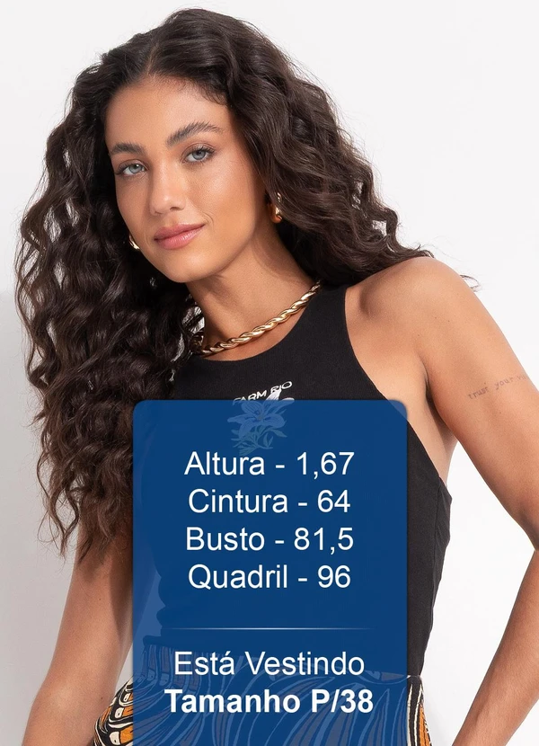 Farm - Regata Maxi Flor Preto 5