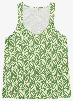 Rovitex - Regata Nadador Estampada Feminina Verde - ROVITEX