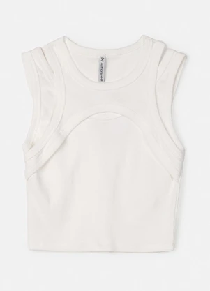 Authoria - Regata Off White Assimétrica Off White - AUTHORIA