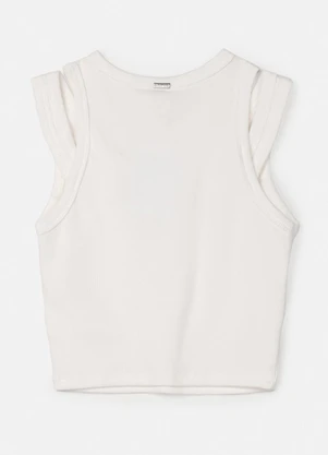 Authoria - Regata Off White Assimétrica Off White - AUTHORIA
