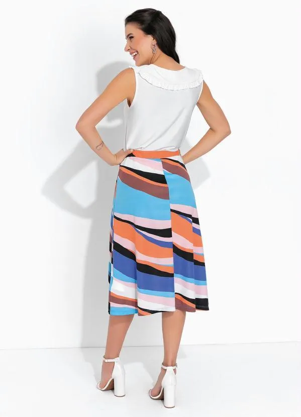 Queima Estoque - Regata Off White com Gola 3