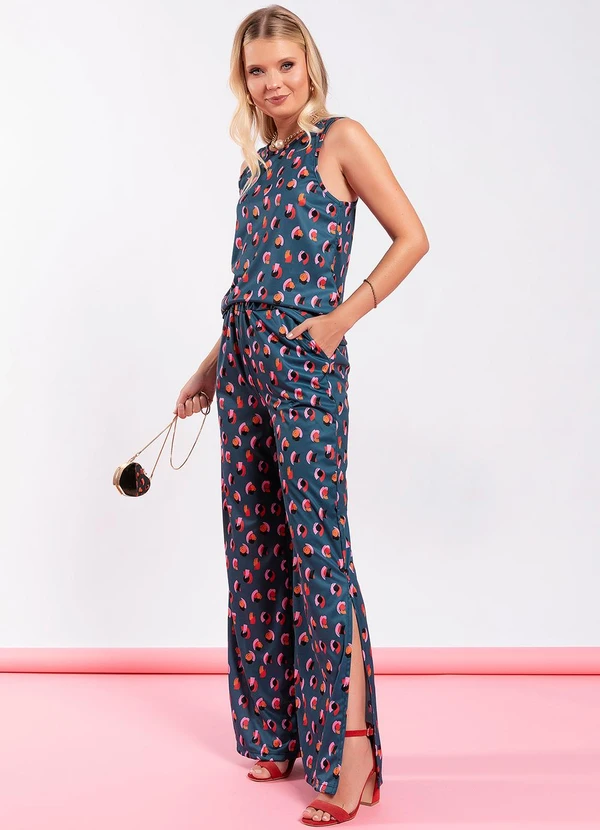 Moda Pop - Regata Pinceladas em Jersey Acetinado 3