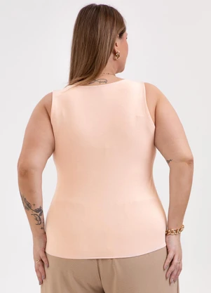 Habana - Regata Plus Size em Misturinha Rosa - HABANA