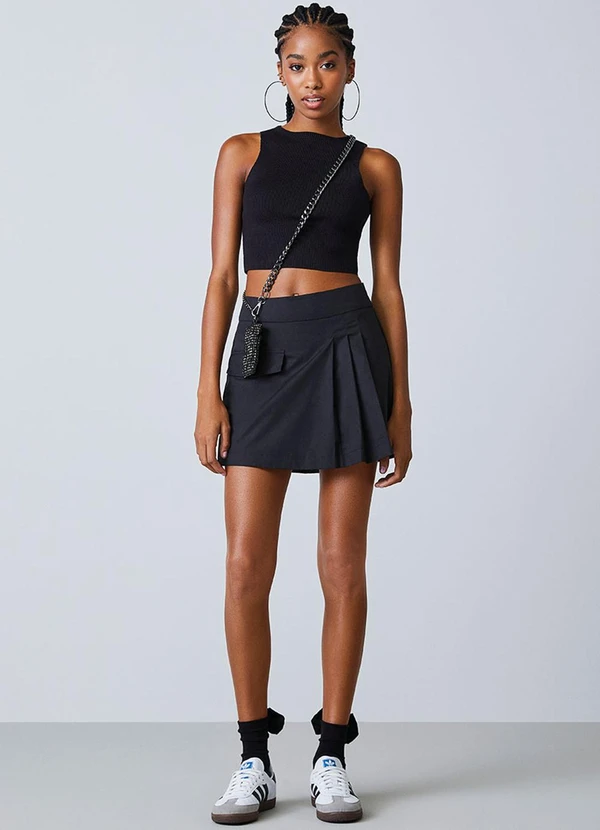 Authoria - Regata Preta de Tricot Preto 3