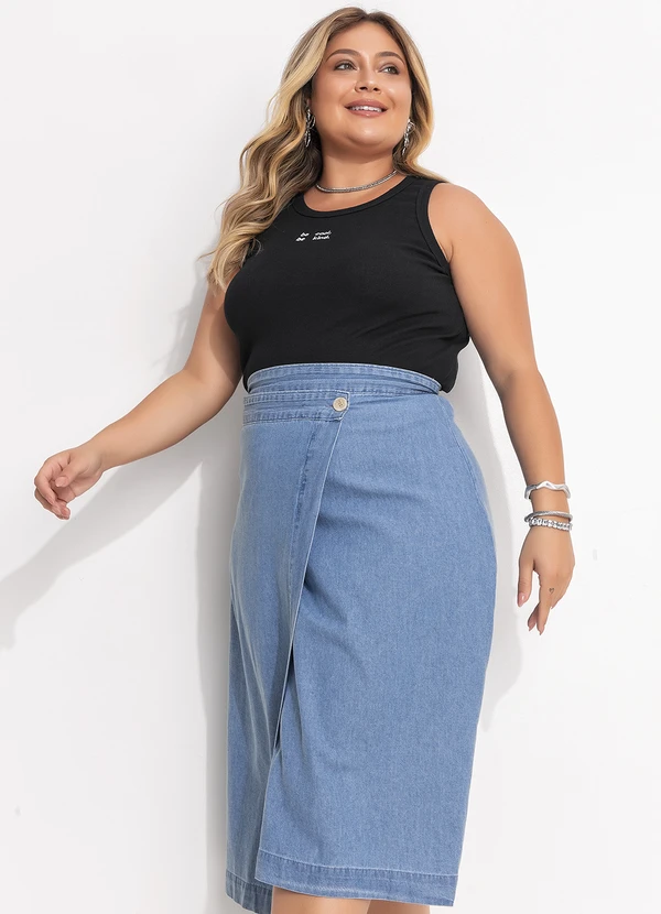 Quintess - Regata Preto em Canelado 10