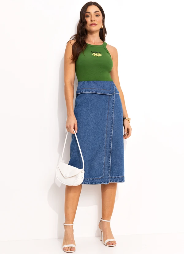 Farm - Regata Rib Rio Banana Verde 3