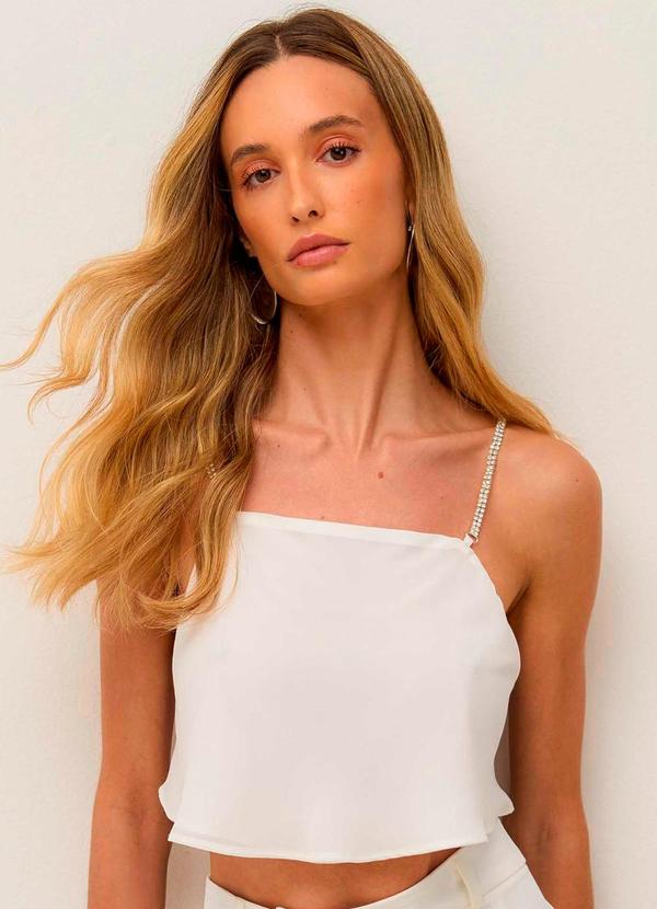 Carlota Costa - Regata Strass Branco