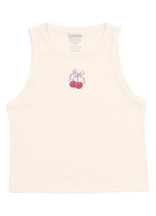 Soft Bonni - Regata Teen Feminino Branco