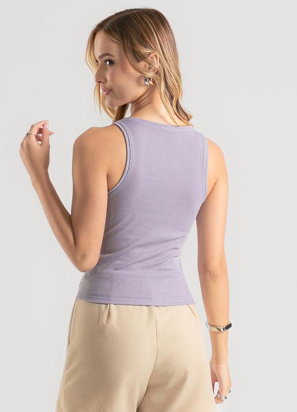 Cativa - Regata Texturizada Lilás 2