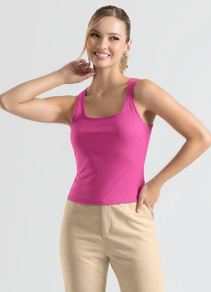 Cativa - Regata Texturizada Roxo - CATIVA