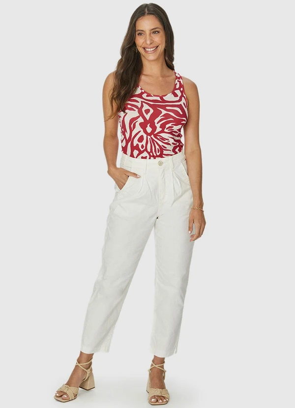 Malwee - Regata Veemelha Abstrata em Viscose 3