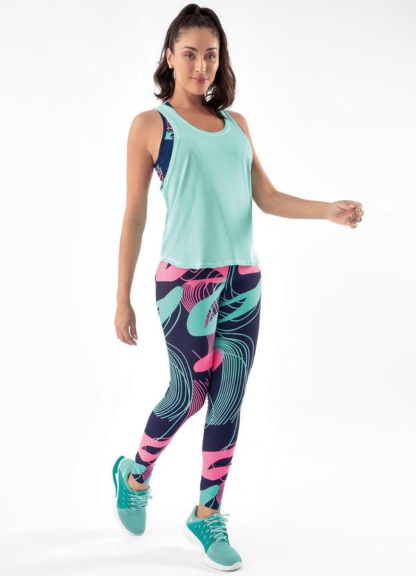 Jancris - Regata  Verde em Malha com Elastano 3