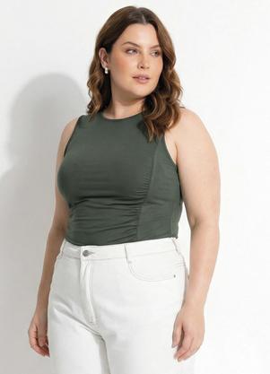 Regata (Verde) em Viscose com Elastano