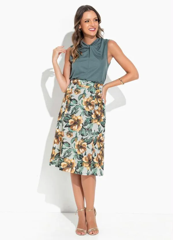 Rosalie - Regata Verde EucaliptoCom Torção 3