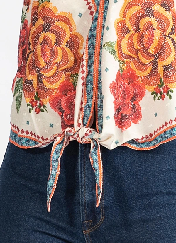 Farm - Regata Viscose Rio de Cor Bege 6