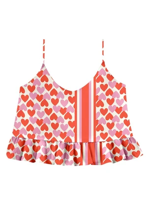 Angel - Regata Viscose Vermelho - ANGEL